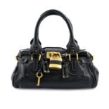 CHLOÉ - a black Paddington handbag.