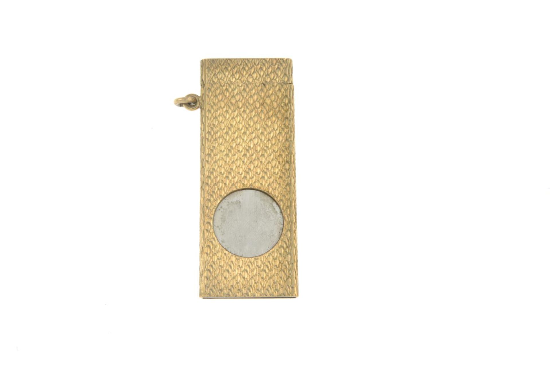 A 1970s 9ct gold cigar cutter.Hallmarks for London, 1979.Length 5.4cms.