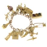 A charm bracelet,