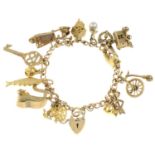 A charm bracelet,