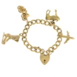 A charm bracelet,