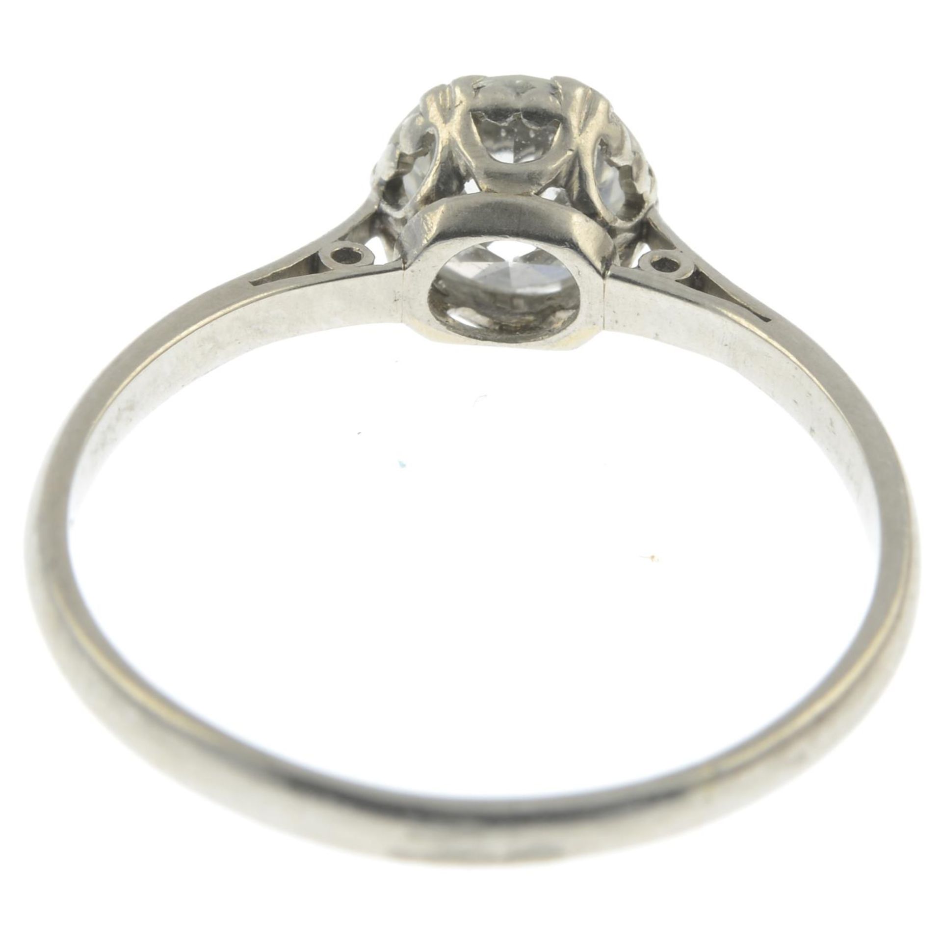 A brilliant-cut diamond single-stone ring.Estimated diamond weight 1ct, - Image 3 of 3