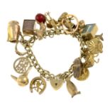 A charm bracelet,