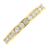 An 18ct gold brilliant-cut diamond full eternity ring.Estimated total diamond weight 1.20cts.