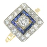 A mid 20th century 18ct gold,