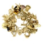 A charm bracelet,