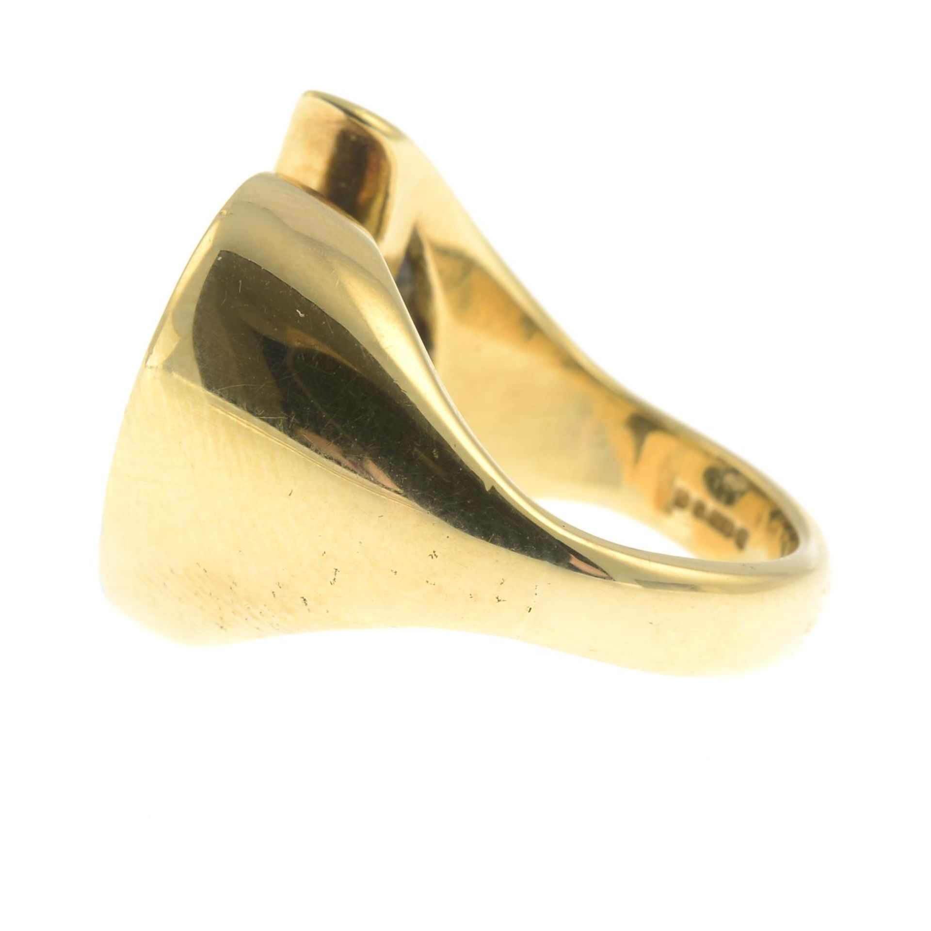 An 18ct gold pavé-set diamond dress ring. - Image 2 of 3