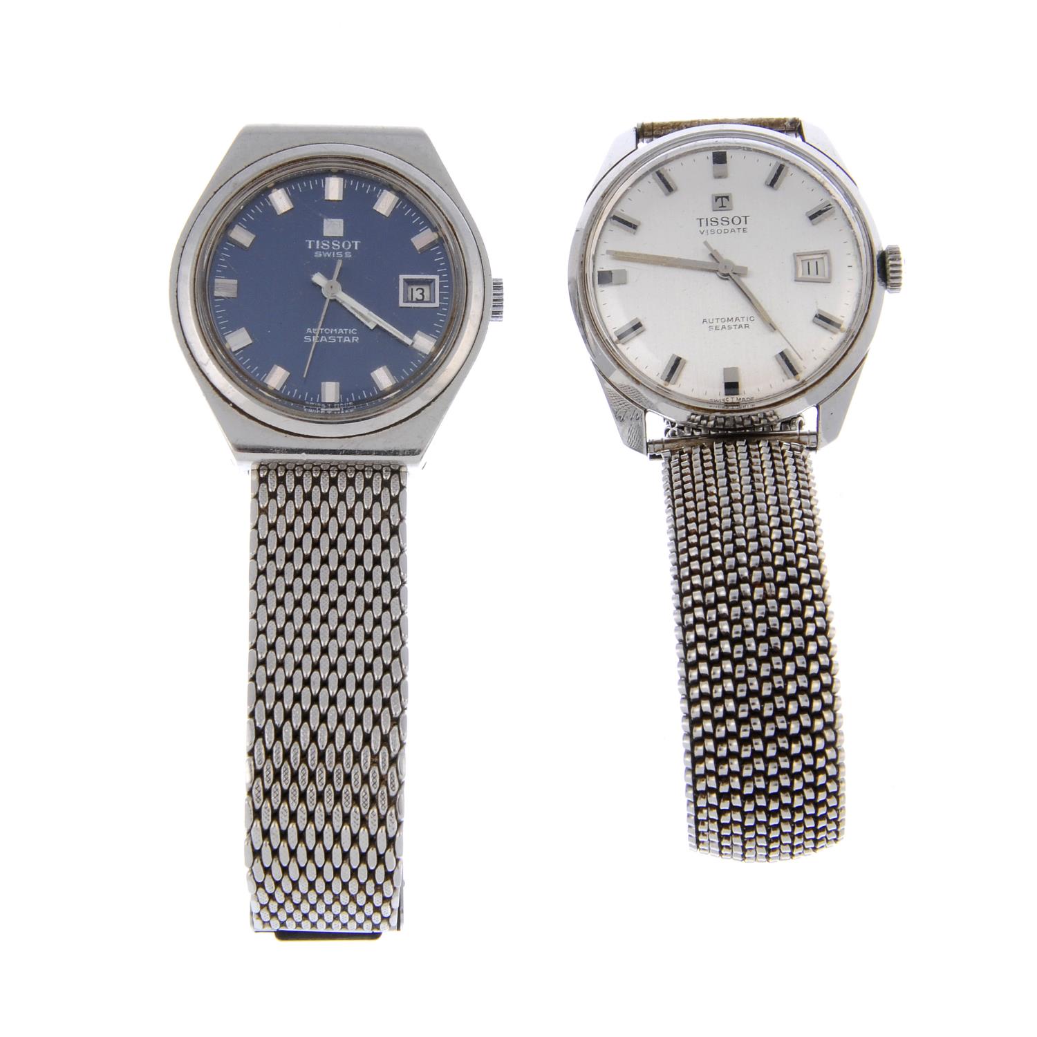 TISSOT - a gentleman's Seastar bracelet watch.