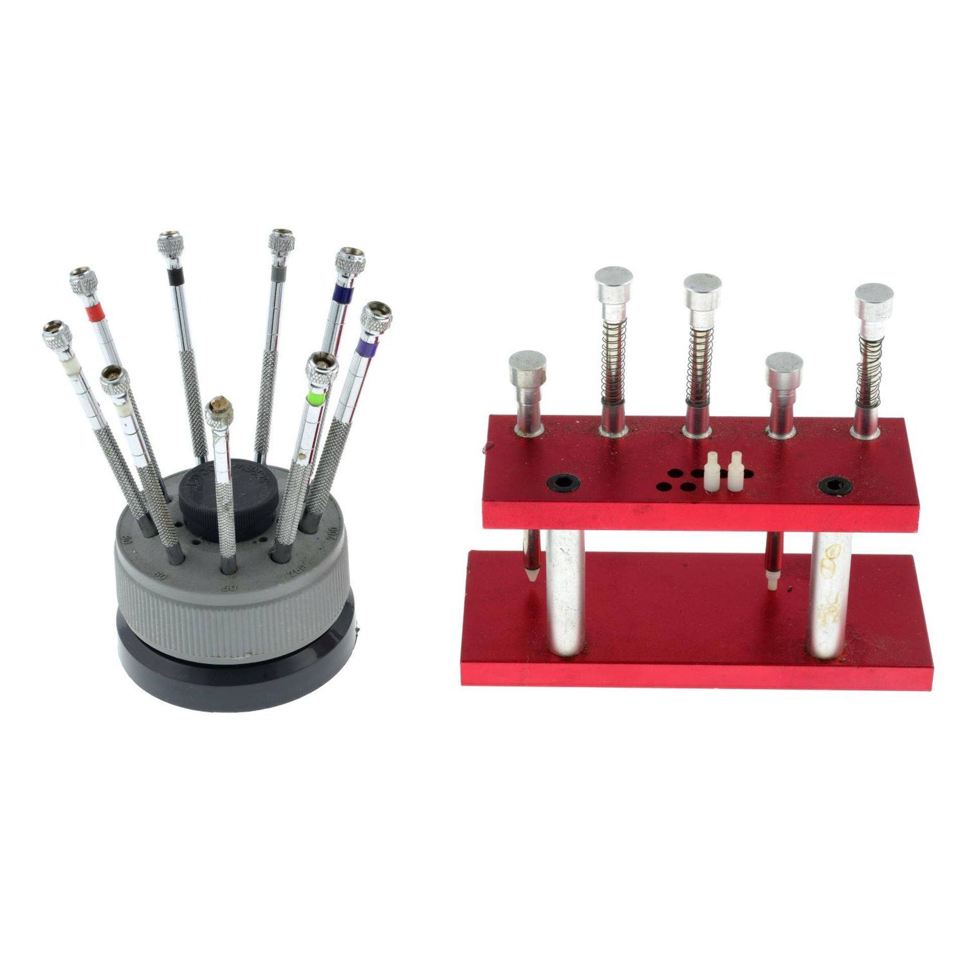 A quantity of assorted watch making tools,