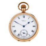 An open face pocket watch by Waltham.