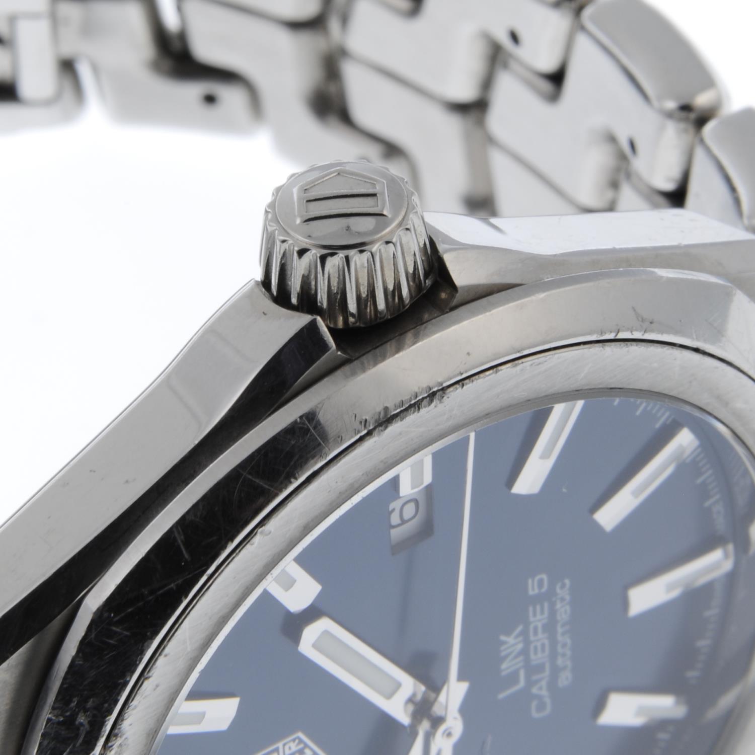 TAG HEUER - a gentleman's Link Calibre 5 bracelet watch. - Image 4 of 4