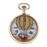 An open face 'Goliath' pocket watch.