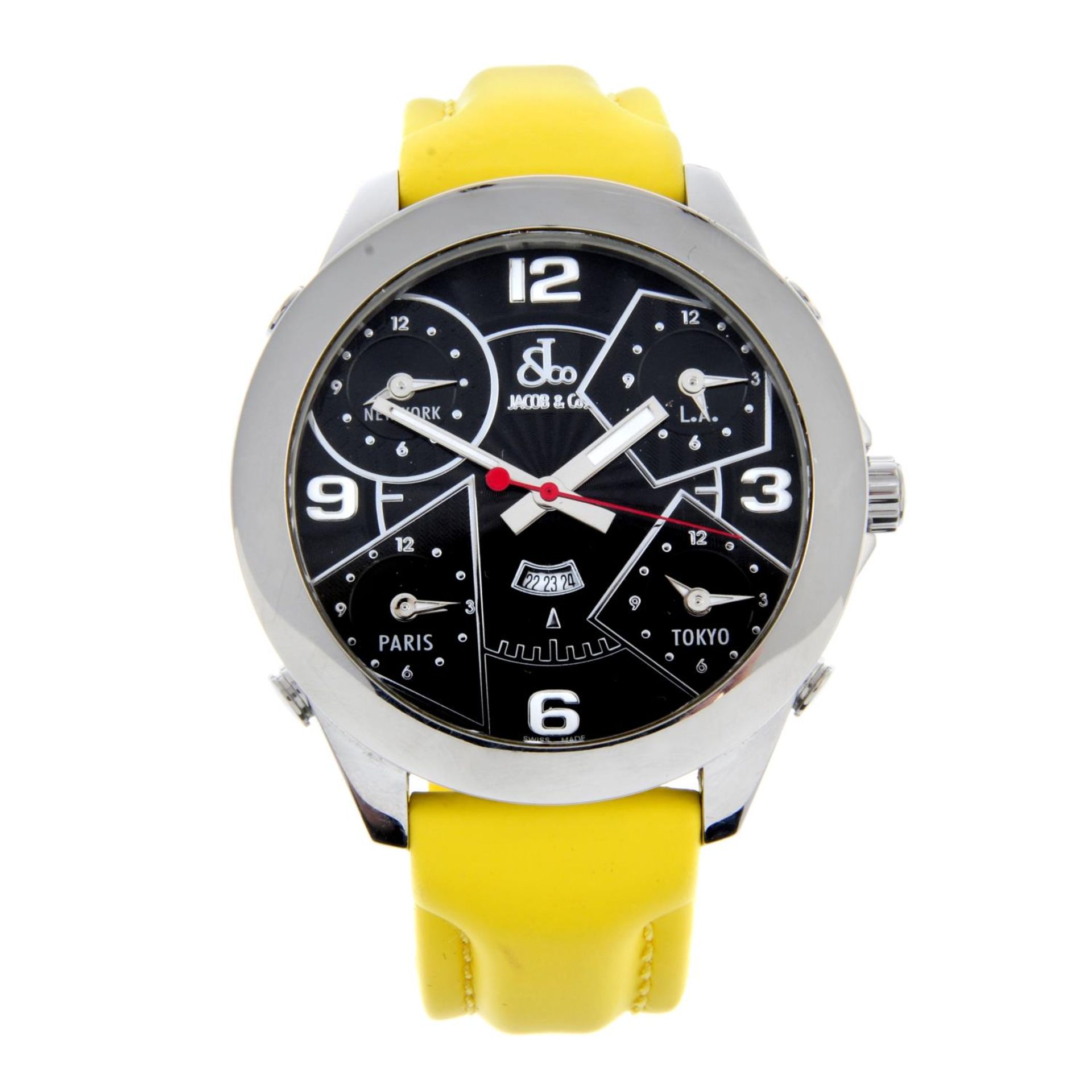 JACOB & CO. - a gentleman's Five Time Zone wrist watch.