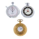 A group of twenty assorted pocket watches, to include a Damas military issue example.