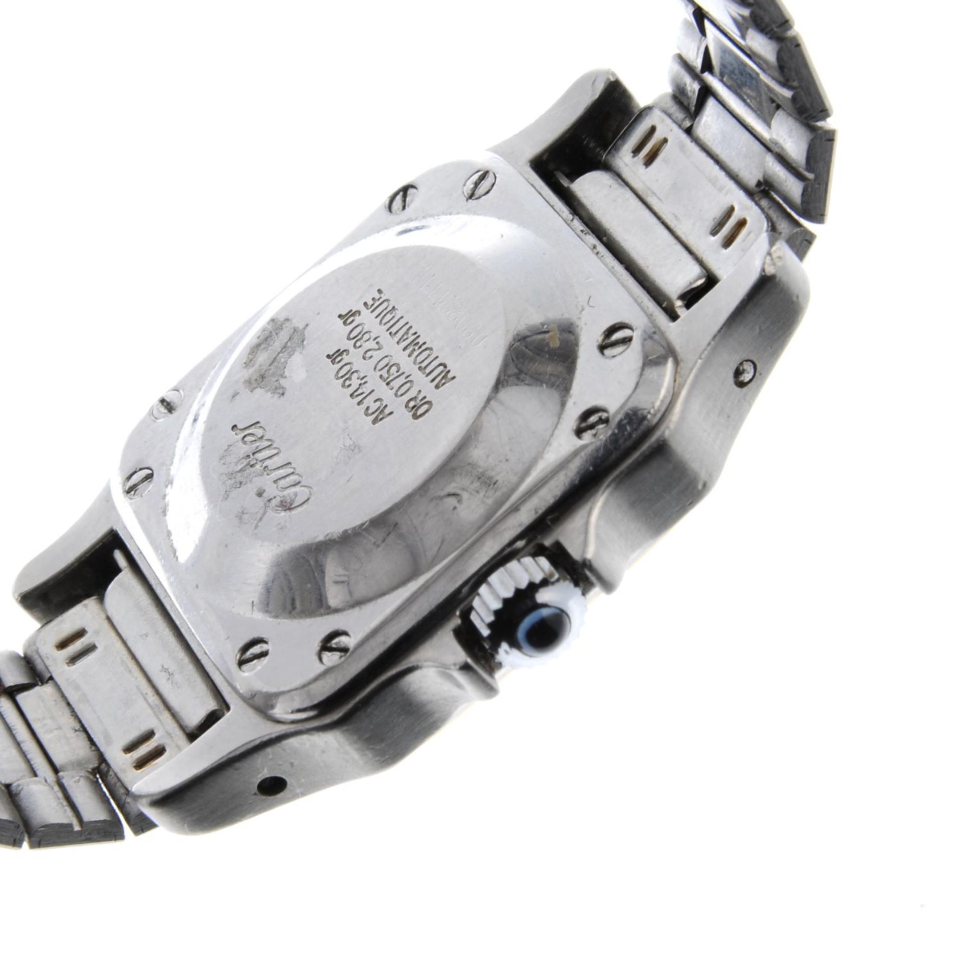 CARTIER - a lady's Santos bracelet watch. - Image 2 of 4