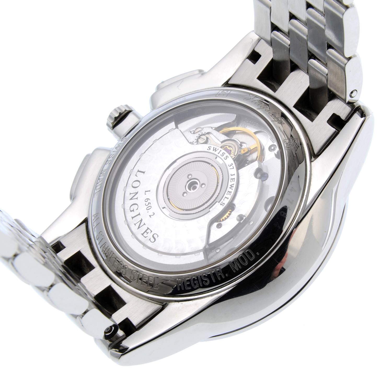LONGINES - a gentleman's Flagship chronograph bracelet watch. - Image 4 of 4