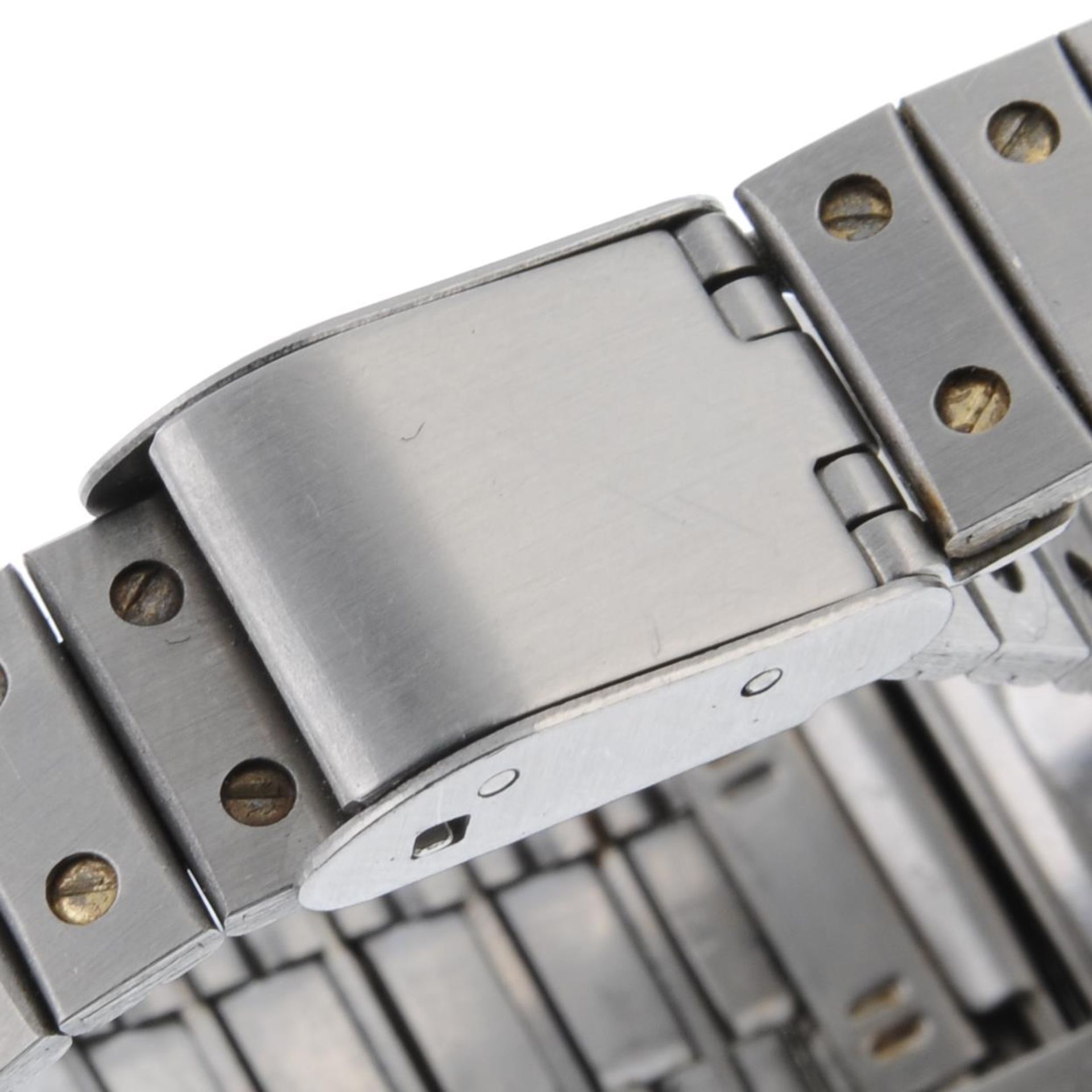 CARTIER - a lady's Santos bracelet watch. - Image 3 of 4