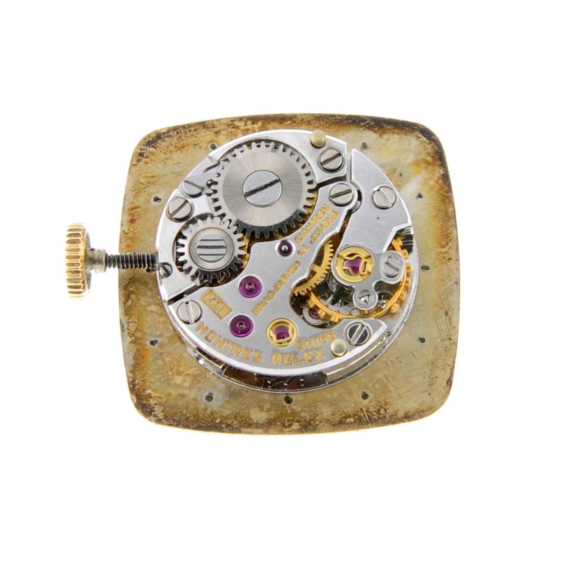 ROLEX - a calibre 1400 watch movement with dial and hands. - Image 2 of 2