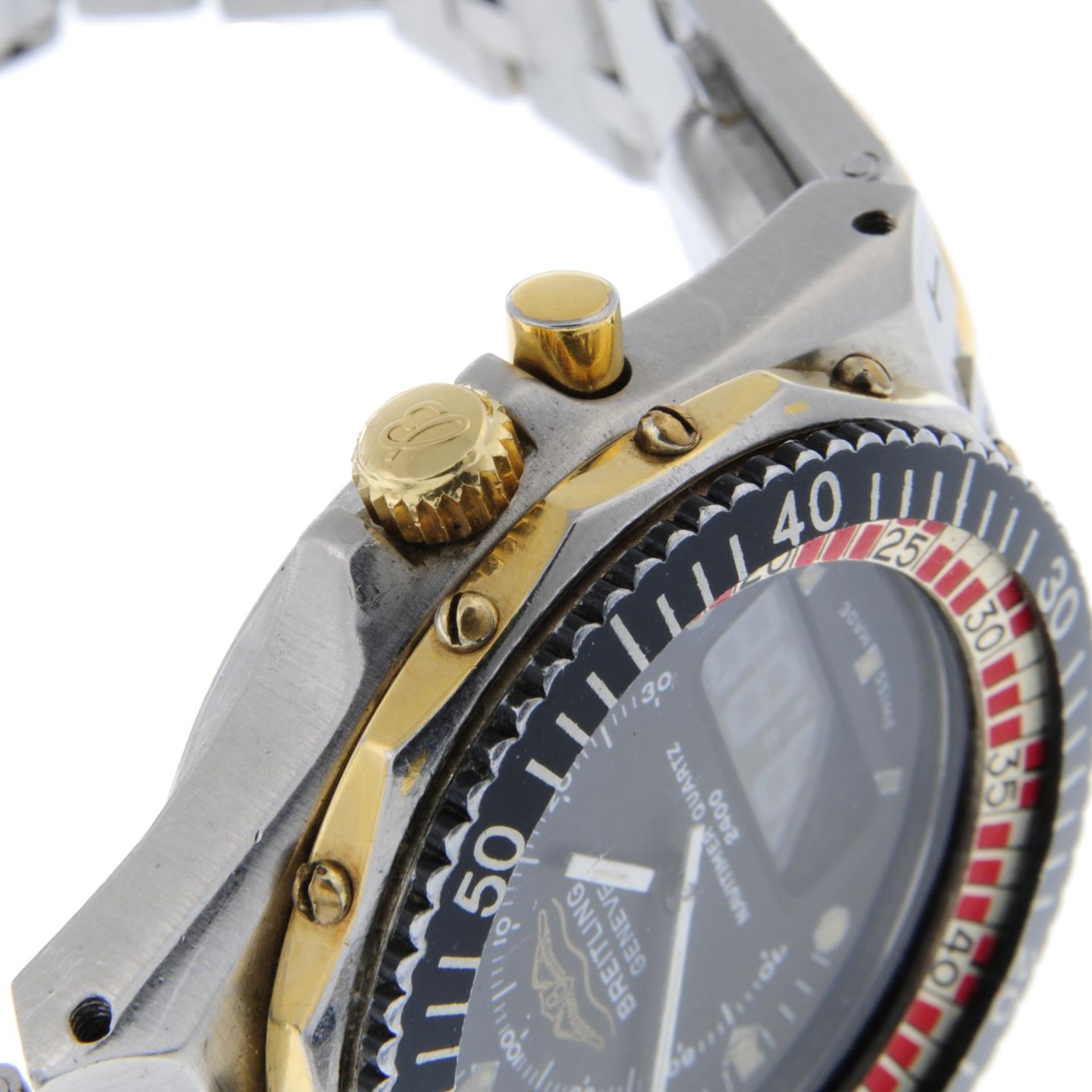 BREITLING - a gentleman's Cosmos (Navitimer 2400) bracelet watch. - Image 4 of 5