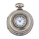 A pair case pocket watch by H.