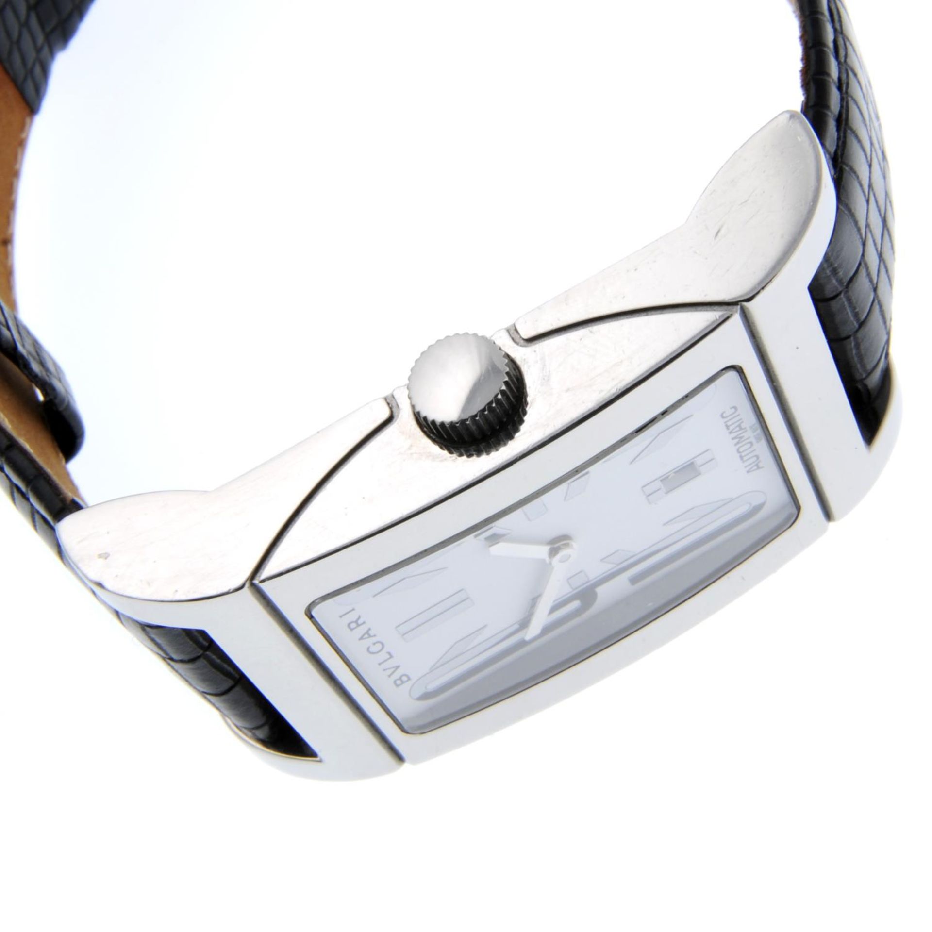 BULGARI - a gentleman's Rettangolo wrist watch. - Image 4 of 4