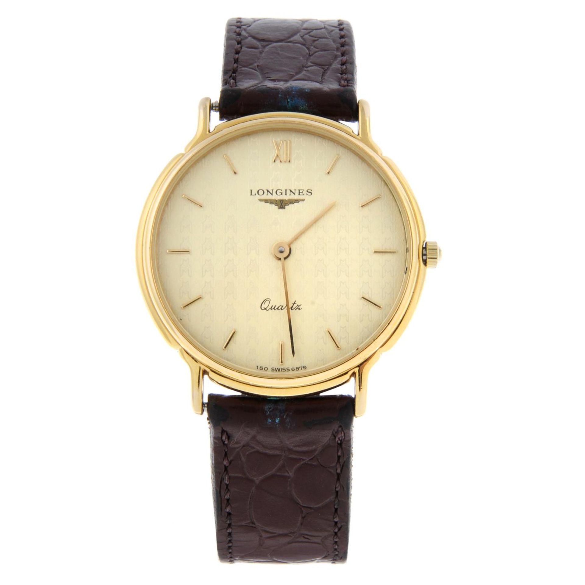 LONGINES - a gentleman's wrist watch.