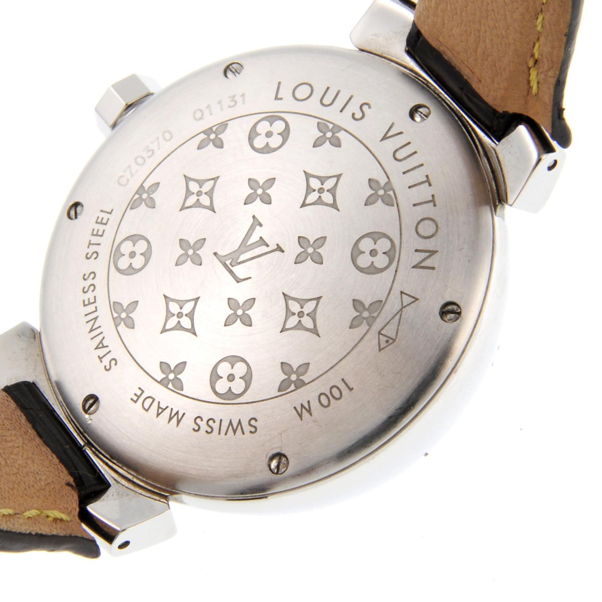 LOUIS VUITTON - a gentleman's Tambour GMT wrist watch. - Image 5 of 5