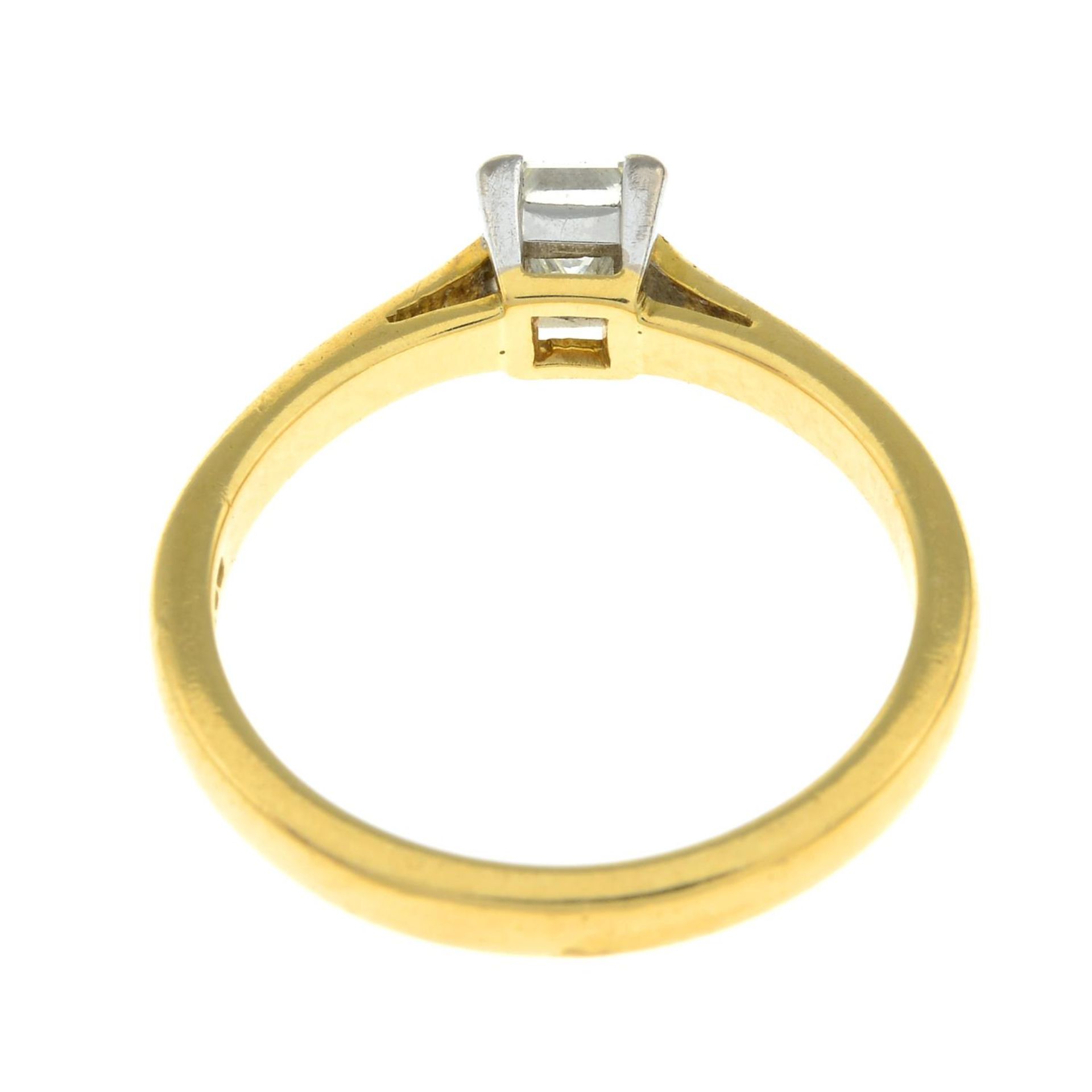 An 18ct gold diamond single-stone ring.Diamond weight 0.45ct, - Image 2 of 3