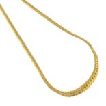 A 9ct gold curb-link chain.Hallmarks for 9ct gold.