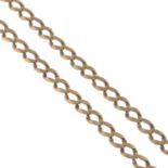 A curb-link chain.