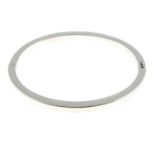 A 9ct gold bangle.Hallmarks for 9ct gold.