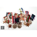 Fifteen assorted medals to include eleven Second World War assorted Stars, two War Medals and two