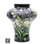 Emma Bossons - Moorcroft Pottery - A small vase of high shouldered form decorated in the Isis
