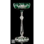 Baccarat - An early 20th Century Tsar oversized champagne coupe manufactured for the Russian market,