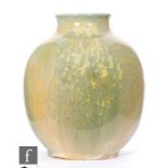 Royal Doulton - An early 20th Century vase of bulbous form decorated in a crystalline glaze with