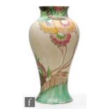 Clarice Cliff - Viscaria - A shape 14 Mei Ping vase circa 1934, hand painted with a stylised tree