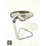 Rodney Kinsman - OMK - A ?Tractor Stool?, in chromium plated finish over a conforming tubular frame,