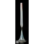 Nils Landberg - Orrefors - A Tulip range vase of slender form with hollow conical foot, cased in