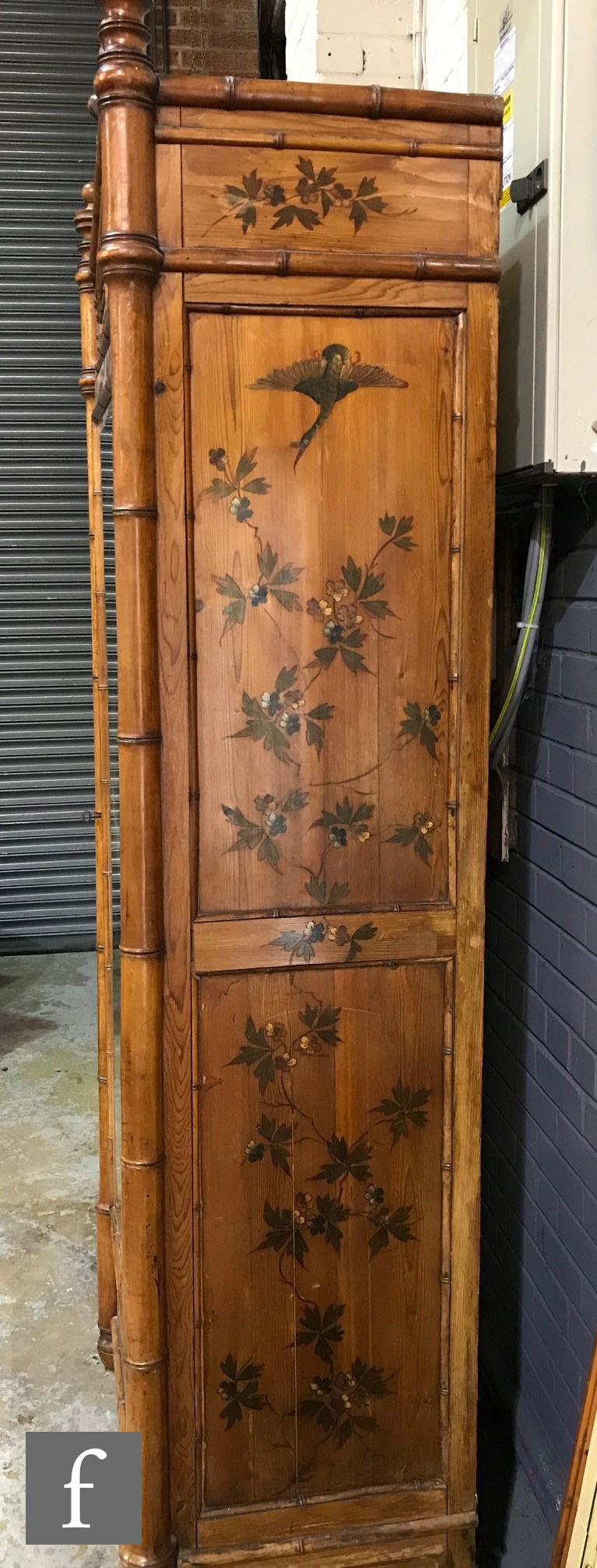 Unknown - A late 19th Century three piece part bedroom suite in the Japanese style Aesthetic - Image 5 of 6