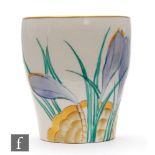 Susie Cooper - Grays Pottery - A late 1920s lemonade beaker decorated with hand painted flowers