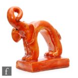 Clarice Cliff - Impressions Figure - Elephant - A unique hand modelled figure of an elephant circa