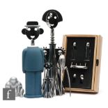 Alessi - A collection of items, to include miniature 'Juicy Salif', 'Anna G.' corkscrew, a stainless