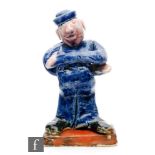 Clarice Cliff - Impressions Figure - Sailor - A unique hand modelled figure of a Sailor circa