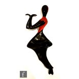 Colin Melbourne - Bossons - A 1950s 'Indian Dancer' wall plaque, impressed mark, length 27cm.