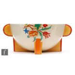 Clarice Cliff - Womans Journal - A shape 441 bowl circa 1931, transfer printed and hand painted with