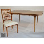 Svante Skogh for Seffle Mobelfabrik, Sweden - A Cortina Rio rosewood veneered extending dining table