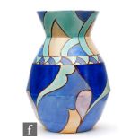 Clarice Cliff - Inspiration Persian - A shape 360 vase circa 1930, hand painted with a variant of