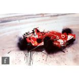 Dave White (B.1971) - 'Ferrari', giclee print on paper, signed and dated 2006 in pencil, numbered