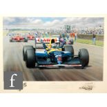 After Tony Smith - 'Victory' - British Grand Prix, Silverstone, 1992', photographic reproduction,