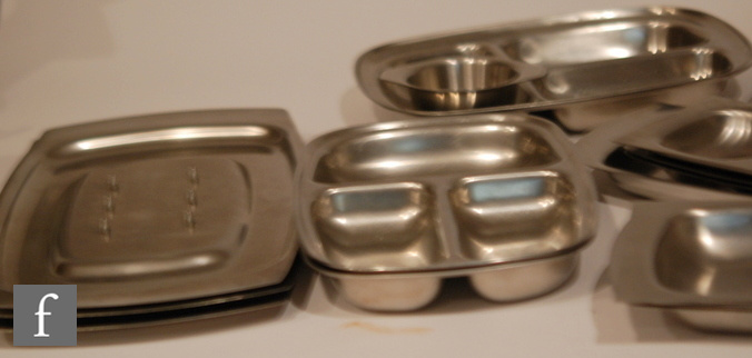 A collection of assorted Robert Welch Old Hall stainless steel to include toast racks, gravy and - Image 2 of 4